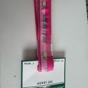 Masters Agusta Pink Dog Leash NWT